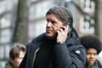 Amsterdam 3 februari 2017 
Frank masmeijer bellend op straat