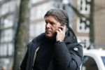 Amsterdam 3 februari 2017 
Frank masmeijer bellend op straat