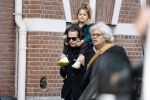 Amsterdam 15 december 2017
Hans Teeuwen en zijn vriendin Eva met  dochter Nika.
