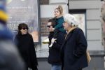 Amsterdam 15 december 2017
Hans Teeuwen en zijn vriendin Eva met  dochter Nika.