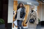 Amsterdam 15 februari 2017
Lauretta Gerards met een vriendin op de pc hooftstraat