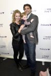 Amsterdam, 22 Februari 2017 Negenmaandenbeurs. 
Liza Sips met partner Ralph Manheim en hun zoon Jonah