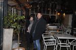 Amsterdam 12 februari 2017 
Martijn Krabbe en zijn vriendin Noi Pakon gaan samen hapje eten in restaurant Sal Amsterdam