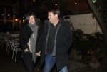 Amsterdam 12 februari 2017 
Martijn Krabbe en zijn vriendin Noi Pakon gaan samen hapje eten in restaurant Sal Amsterdam