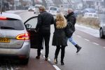 Lijnden Hoofddorp 10 februari 2017
Patricia Paay en haar man Robbert Hinfelaar gaan aangifte doen op het politieburo vanwege sekstape.