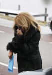 Lijnden Hoofddorp 10 februari 2017
Patricia Paay en haar man Robbert Hinfelaar gaan aangifte doen op het politieburo vanwege sekstape.