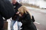Lijnden Hoofddorp 10 februari 2017
Patricia Paay en haar man Robbert Hinfelaar gaan aangifte doen op het politieburo vanwege sekstape.