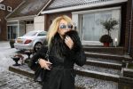 Lijnden Hoofddorp 10 februari 2017
Patricia Paay en haar man Robbert Hinfelaar gaan aangifte doen op het politieburo vanwege sekstape.
