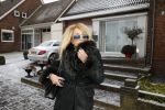 Lijnden Hoofddorp 10 februari 2017
Patricia Paay en haar man Robbert Hinfelaar gaan aangifte doen op het politieburo vanwege sekstape.