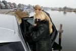 Lijnden Hoofddorp 10 februari 2017
Patricia Paay en haar man Robbert Hinfelaar gaan aangifte doen op het politieburo vanwege sekstape.