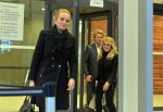 Haarlem 27 februari 2017
Patricia Paay met haar man Robbert Hinfelaar bij rechtbank Haarlem ivm rechtzaak buurman. Haar advocaat is Johan Langelaar