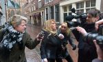 Haarlem 27 februari 2017
Patricia Paay met haar man Robbert Hinfelaar bij rechtbank Haarlem ivm rechtzaak buurman. Haar advocaat is Johan Langelaar