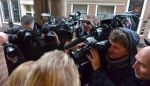 Haarlem, 27 Februari 2017 Proces Patricia Paay tegen haar buurman Maarten Oostvogel en bijgestaan door haar advocaat Mr. Johan Langelaar