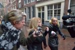 Haarlem, 27 Februari 2017 Proces Patricia Paay tegen haar buurman Maarten Oostvogel en bijgestaan door haar advocaat Mr. Johan Langelaar