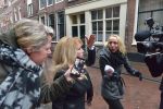 Haarlem, 27 Februari 2017 Proces Patricia Paay tegen haar buurman Maarten Oostvogel en bijgestaan door haar advocaat Mr. Johan Langelaar