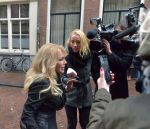 Haarlem, 27 Februari 2017 Proces Patricia Paay tegen haar buurman Maarten Oostvogel en bijgestaan door haar advocaat Mr. Johan Langelaar