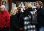 Amsterdam 4 februari 2017
Piet Boon met zijn partner Charlotte Zuijderwijk in amsterdam zuid.