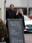 Amsterdam 4 februari 2017
Piet Boon met zijn partner Charlotte Zuijderwijk in amsterdam zuid.