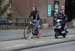 Amsterdam 7 februari 2017 
Ralph Moorman (voedingsspecialist ) op zijn electrische fiets