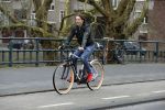 Amsterdam 7 februari 2017 
Ralph Moorman (voedingsspecialist ) op zijn electrische fiets