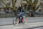 Amsterdam 7 februari 2017 
Ralph Moorman (voedingsspecialist ) op zijn electrische fiets