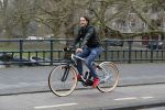 Amsterdam 7 februari 2017 
Ralph Moorman (voedingsspecialist ) op zijn electrische fiets