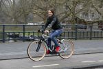 Amsterdam 7 februari 2017 
Ralph Moorman (voedingsspecialist ) op zijn electrische fiets