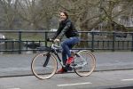 Amsterdam 7 februari 2017 
Ralph Moorman (voedingsspecialist ) op zijn electrische fiets