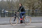 Amsterdam 7 februari 2017 
Ralph Moorman (voedingsspecialist ) op zijn electrische fiets