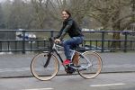 Amsterdam 7 februari 2017 
Ralph Moorman (voedingsspecialist ) op zijn electrische fiets