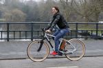 Amsterdam 7 februari 2017 
Ralph Moorman (voedingsspecialist ) op zijn electrische fiets