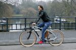 Amsterdam 7 februari 2017 
Ralph Moorman (voedingsspecialist ) op zijn electrische fiets