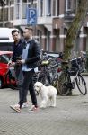 Amsterdam 6 februari 2017 
Raoul v d Heijden (ex gordon)  met een vriend op de cornelis schuytstraat