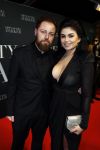 Amsterdam 7 februari 2017
Premiere fifty shades darker in Tuschinski. Roxeannne Hazes met haar nieuwe vriend Erik Zwennes