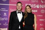Amsterdam 13 februari 2017  
Uitreiking edisons in de westergasfabriek. Sam Feldt met vriendin