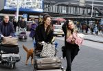 Schiphol 17 februari 2017 
Xander en Sophie de Buisonje komen met hun dochter Cela Lynn en zoon Dex aan op schiphol. Beide ouders familie en Sem v Dijk wachten ze op . Ook de hond is meegekomen.