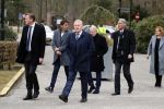 Leusden 6 maart 2018
Crematie Mies Bouwman in crematorium Leusden. Andre v Duin en Martin