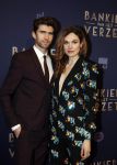 Amsterdam 5 maart 2018
Premiere bankier van het verzet in het de Lemar theater. Benja Bruining met vriendin Anna Drijver