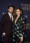 Amsterdam 5 maart 2018
Premiere bankier van het verzet in het de Lemar theater. Benja Bruining met vriendin Anna Drijver