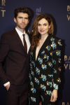 Amsterdam 5 maart 2018
Premiere bankier van het verzet in het de Lemar theater. Benja Bruining met vriendin Anna Drijver