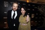 Amsterdam 9 maart 2018 
Boekenbal 2018 in de schouwburg van Amsterdam.
Arjen Lubach met zijn vriendin Martine de Jong