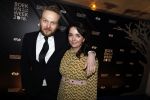Amsterdam 9 maart 2018 
Boekenbal 2018 in de schouwburg van Amsterdam.
Arjen Lubach met zijn vriendin Martine de Jong