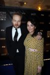 Amsterdam 9 maart 2018 
Boekenbal 2018 in de schouwburg van Amsterdam.
Arjen Lubach met zijn vriendin Martine de Jong