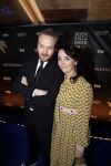 Amsterdam 9 maart 2018 
Boekenbal 2018 in de schouwburg van Amsterdam.
Arjen Lubach met zijn vriendin Martine de Jong