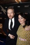 Amsterdam 9 maart 2018 
Boekenbal 2018 in de schouwburg van Amsterdam.
Arjen Lubach met zijn vriendin Martine de Jong