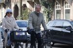 Amsterdam 18 februari 2018
Bert Kuizenga met zijn vrouw op de fiets in Amsterdam zuid