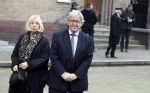Rotterdam 20 februari 2018
Dienst voor overlijden /begrafenis Ruud Lubbers in de Laurentius Elisabeth Kathedraal. Bram Peper met vrouw