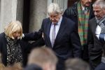 Rotterdam 20 februari 2018
Dienst voor overlijden /begrafenis Ruud Lubbers in de Laurentius Elisabeth Kathedraal. Bram Peper met vrouw