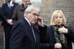 Rotterdam 20 februari 2018
Dienst voor overlijden /begrafenis Ruud Lubbers in de Laurentius Elisabeth Kathedraal. Bram Peper met vrouw