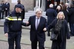 Rotterdam 20 februari 2018
Dienst voor overlijden /begrafenis Ruud Lubbers in de Laurentius Elisabeth Kathedraal. Bram Peper met vrouw